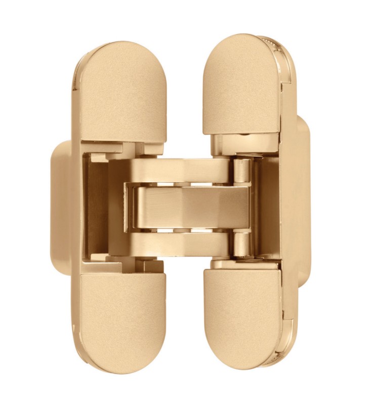 Петля скрытая ARCHIE с 3-D регулировкой 110х30-3D матовое золото (2.0)