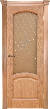 Межкомнатная дверь "Соло", по, дуб натуральный
