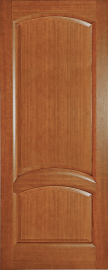 Фото -   Межкомнатная дверь "Соло", пг, темный анегри   | фото в интерьере