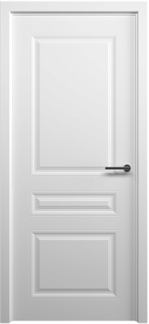 Фото -   Межкомнатная дверь "Стиль 2", пг, белый   | фото в интерьере