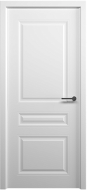 Фото -   Межкомнатная дверь "Стиль 2", пг, белый   | фото в интерьере
