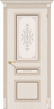 Межкомнатная дверь "Стиль", по, беленый дуб