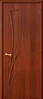 Фото -   Межкомнатная дверь "Стрелиция", пг, итальянский орех   | фото в интерьере