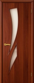 Фото -   Межкомнатная дверь "Стрелиция", по, итальянский орех   | фото в интерьере