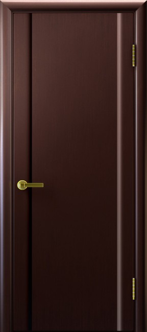 Фото -   Межкомнатная дверь "Синай 3", пг, венге   | фото в интерьере