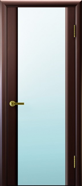 Фото -   Межкомнатная дверь "Техно 3", по, венге   | фото в интерьере