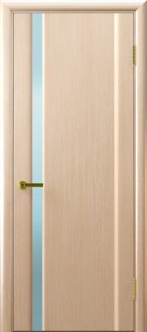 Фото -   Межкомнатная дверь "Техно 1", по, беленый дуб   | фото в интерьере