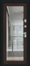 Фото -   Дверь с терморазрывом "Thermo Флэш Декор" Букле черное/Wenge Veralinga   | фото в интерьере