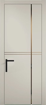 Межкомнатная дверь "Тренто Line ДГ-02", пг, бежевая NSC S 1502-Y50R