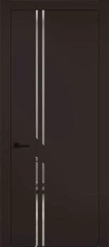 Межкомнатная дверь "Тренто Line ДГ-04", пг, коричневая NCS S 8505-Y80R