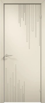 Межкомнатная дверь "Триест 01", пг, RAL 1013 (бежевая)