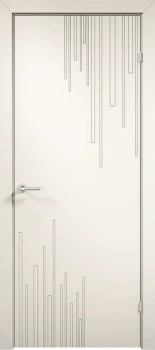 Межкомнатная дверь "Триест 01", пг, RAL 9010 (белая)