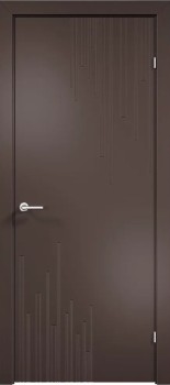 Межкомнатная дверь "Триест 01", пг, RAL 8017 (коричневая)