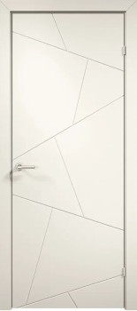 Межкомнатная дверь "Триест 02", пг, RAL 9010 (белая)