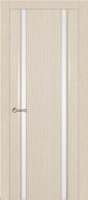 Фото -   Межкомнатная дверь "Циркон-2", по, беленый дуб   | фото в интерьере