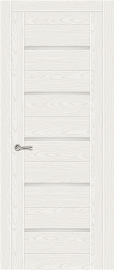 Фото -   Межкомнатная дверь "Турин-5", по, белый ясень   | фото в интерьере
