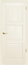 Фото -   Межкомнатная дверь "Турин", пг, слоновая кость, Браш сосна   | фото в интерьере