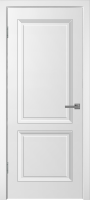 Фото -   Межкомнатная дверь "УНО-2", пг, белый   | фото в интерьере