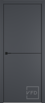 Межкомнатная дверь "URBAN 1", пг, Emalex onyx 4-xBE Black mould