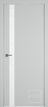 Межкомнатная дверь "URBAN 1 SV", по, Emalex steel