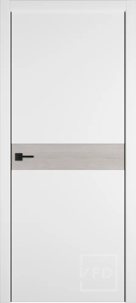 Межкомнатная дверь "УРБАН ГР" (URBAN H), пг, Эмалекс белый/Дуб каменный BM