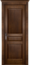 Фото -   Межкомнатная дверь Валенсия, пг, античный орех   | фото в интерьере