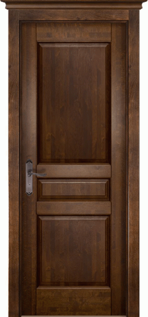 Фото -   Межкомнатная дверь Валенсия, пг, античный орех   | фото в интерьере