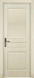 Фото -   Межкомнатная дверь Валенсия, пг, эмаль слоновая кость   | фото в интерьере