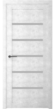Межкомнатная дверь "Вена" экошпон, по, бетон светлый