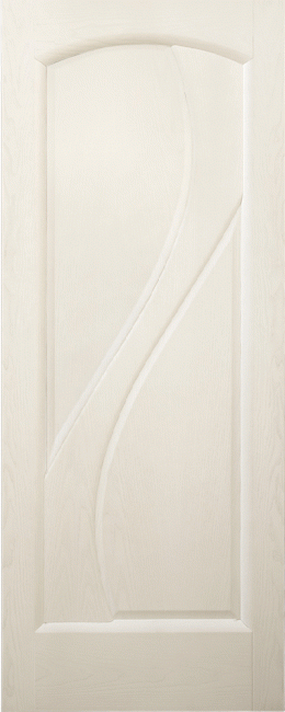 Фото -   Межкомнатная дверь "Версаль", пг, белый ясень   | фото в интерьере