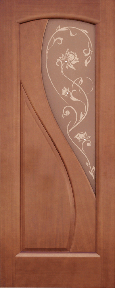 Межкомнатная дверь "Версаль", по, темный анегри