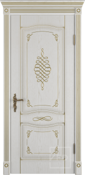 Межкомнатная дверь "Веста" (Vesta), пг, Bianco Classic