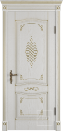Фото -   Межкомнатная дверь "Vesta", пг, Bianco Classic   | фото в интерьере