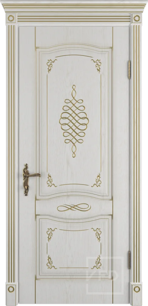 Межкомнатная дверь "Веста" (Vesta), пг, Bianco Classic