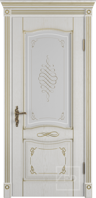 Фото -   Межкомнатная дверь "Vesta", по, Bianco Classic   | фото в интерьере