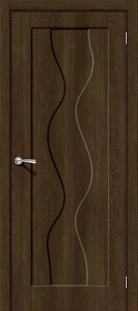 Межкомнатная дверь "Вираж-1", пг, Dark Barnwood