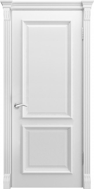 Фото -   Межкомнатная дверь "Вита", пг, белый   | фото в интерьере