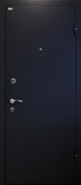 Фото -   Стальная дверь "М-41", черный бархат   | фото в интерьере