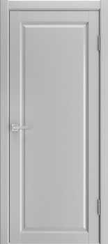 Межкомнатная дверь "WHITE", пг, эмалит, светло-серая