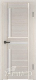 Фото -   Межкомнатная дверь "Атум Х16", по, беленый дуб (BIANCO)   | фото в интерьере