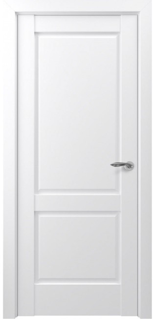 Фото -   Межкомнатная дверь Classic S Венеция ПГ белая матовая   | фото в интерьере