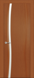 Фото -   Межкомнатная дверь "Жемчуг-1", по, темный анегри   | фото в интерьере